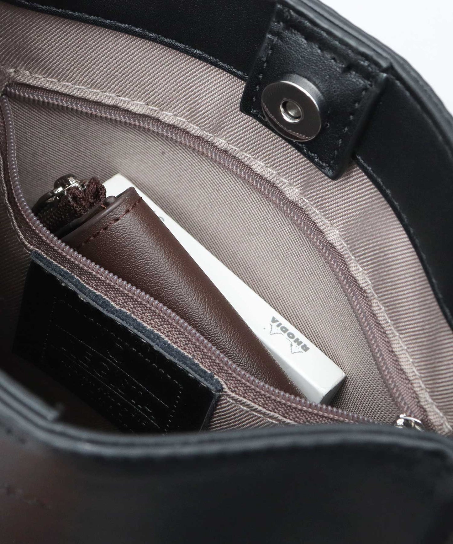Split Leather Compact Square Shoulder Bag
