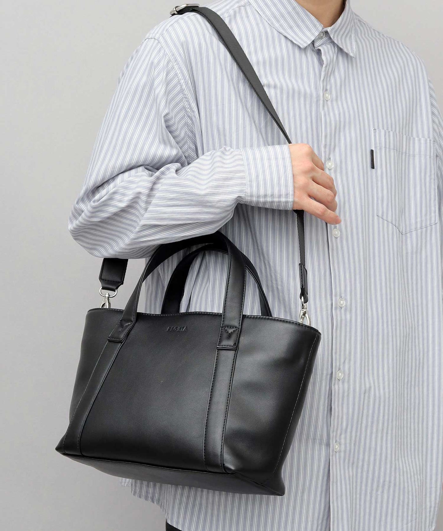 Split Leather 2WAY Mini Tote Bag