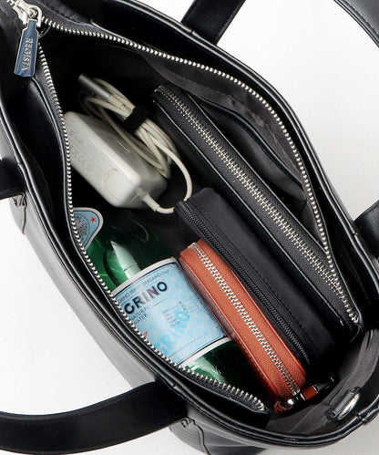 Split Leather 2WAY Mini Tote Bag