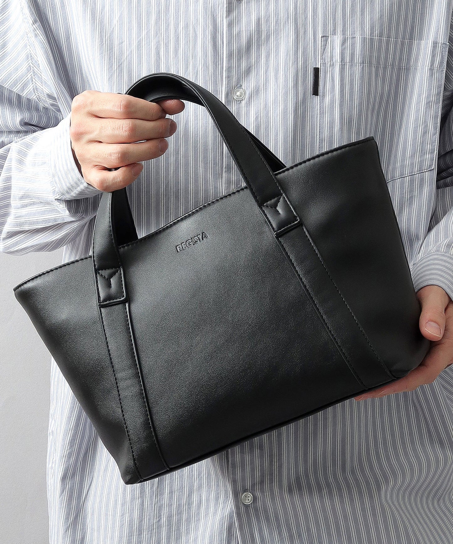 Split Leather 2WAY Mini Tote Bag