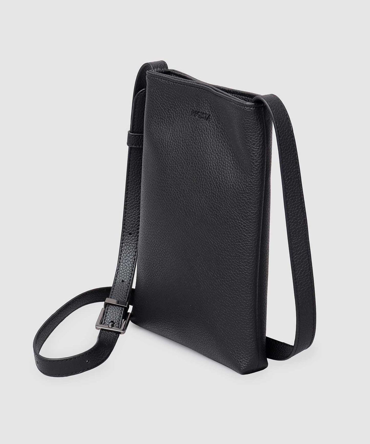 Split Leather Minimal Sacoche Bag