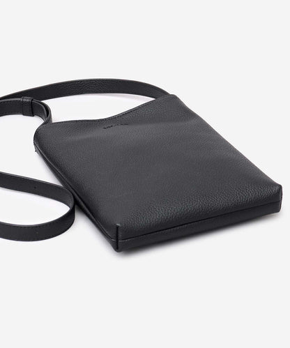 Split Leather Minimal Sacoche Bag