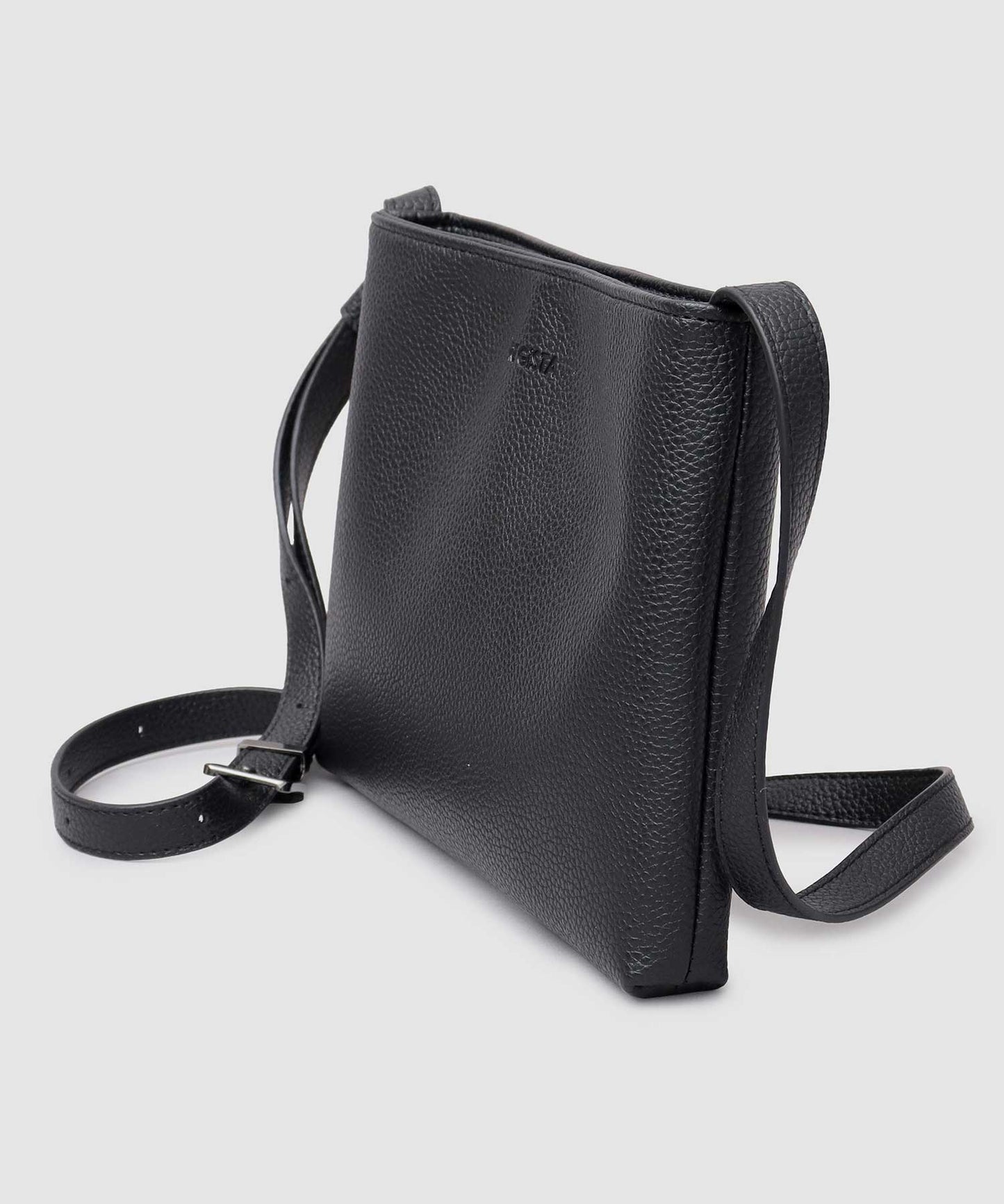 Split Leather Minimal Sacoche Bag
