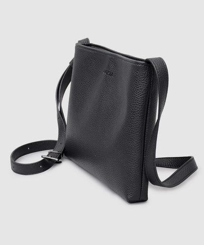 Split Leather Minimal Sacoche Bag