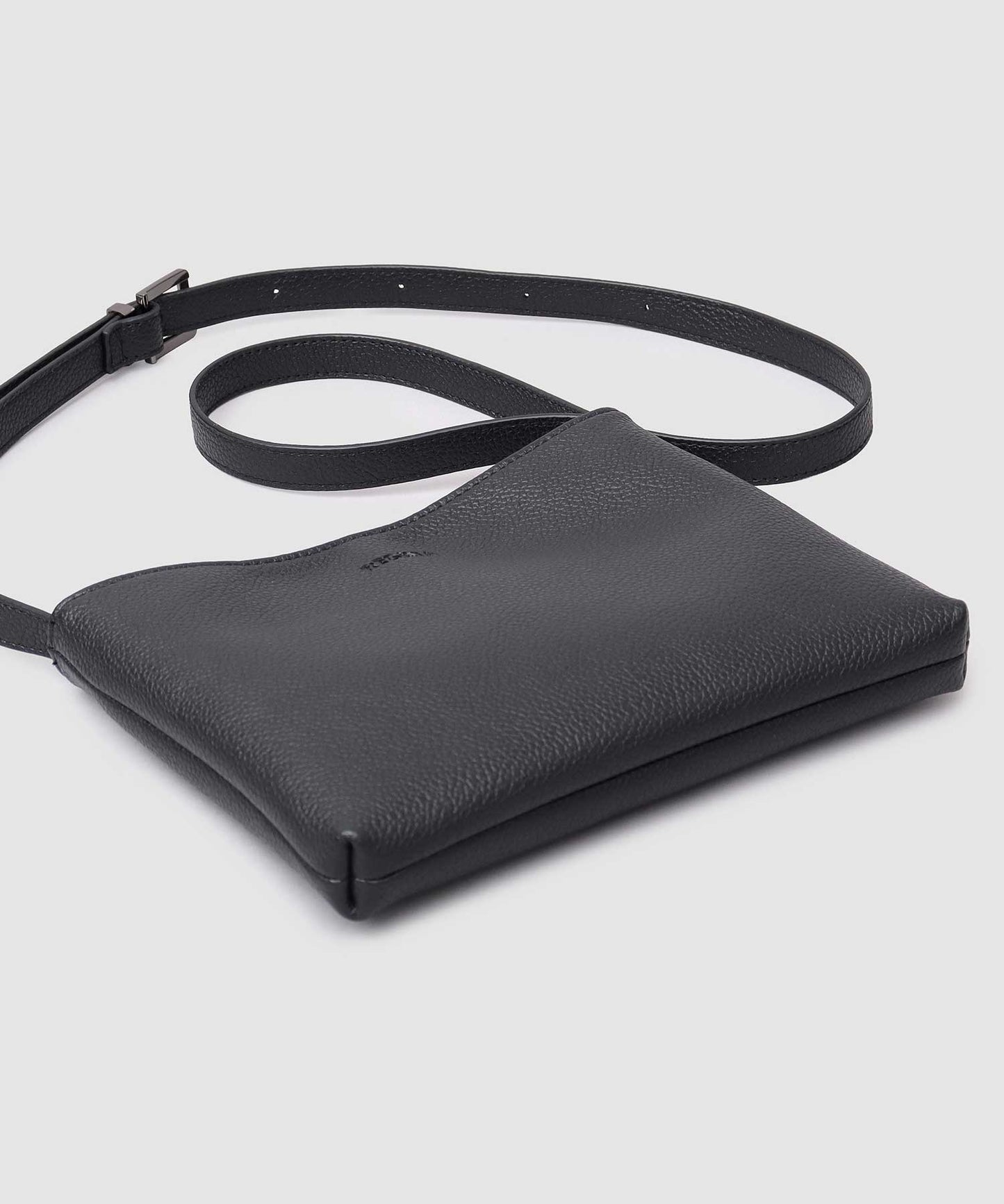 Split Leather Minimal Sacoche Bag