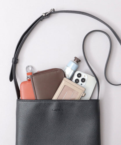 Split Leather Minimal Sacoche Bag