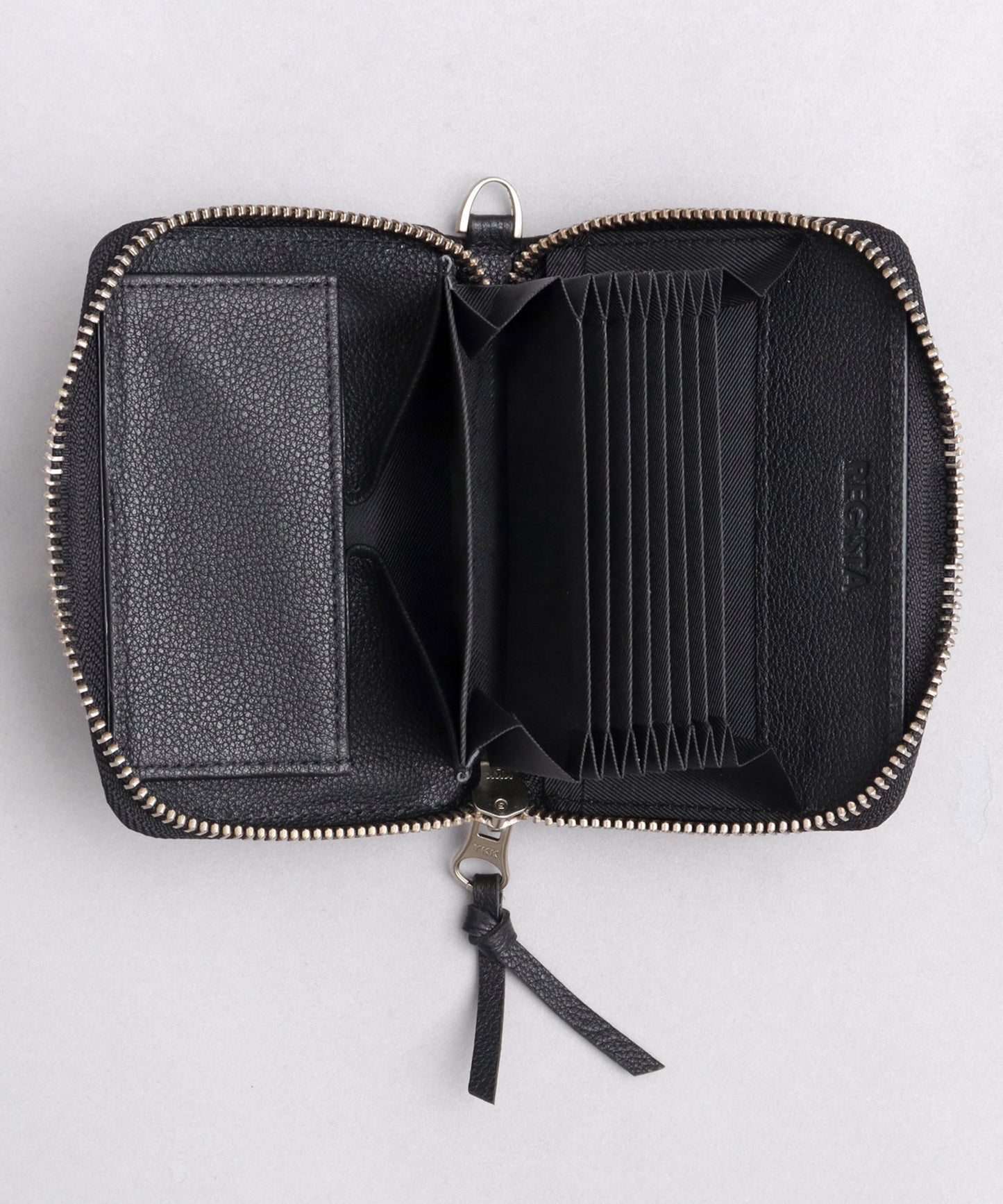 Genuine Leather Accordion Mini Wallet