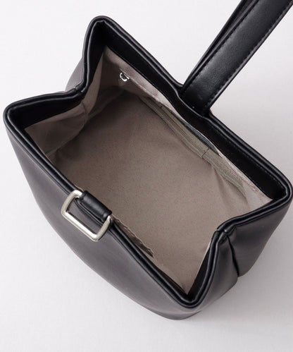Split Leather One Handle Drawstring Bag