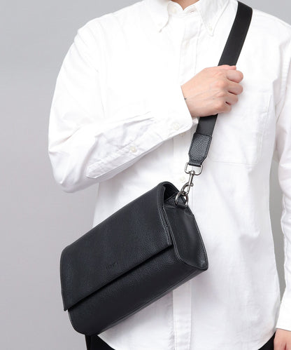 Split Leather Flap Bag