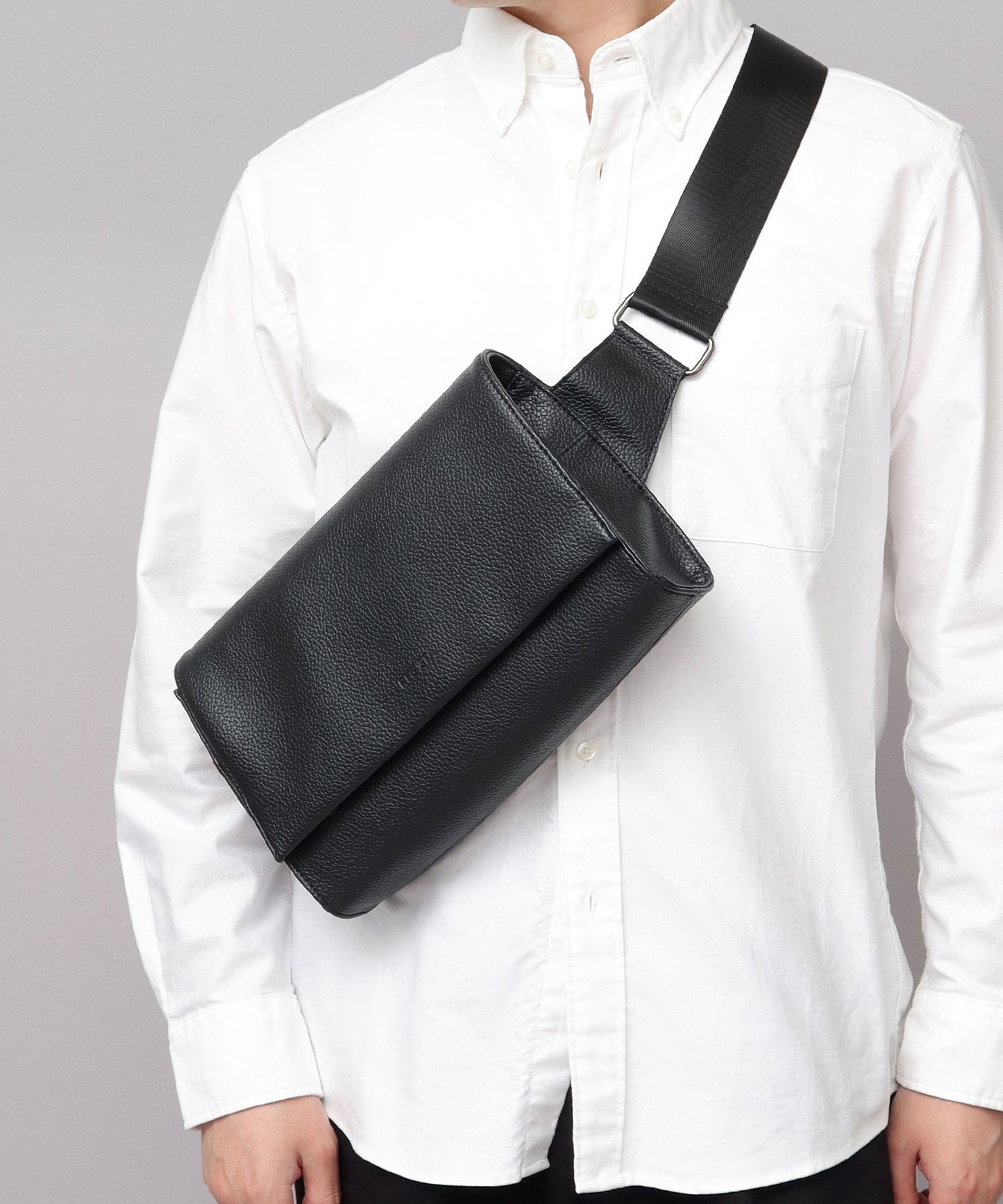 Split Leather Flap Bag