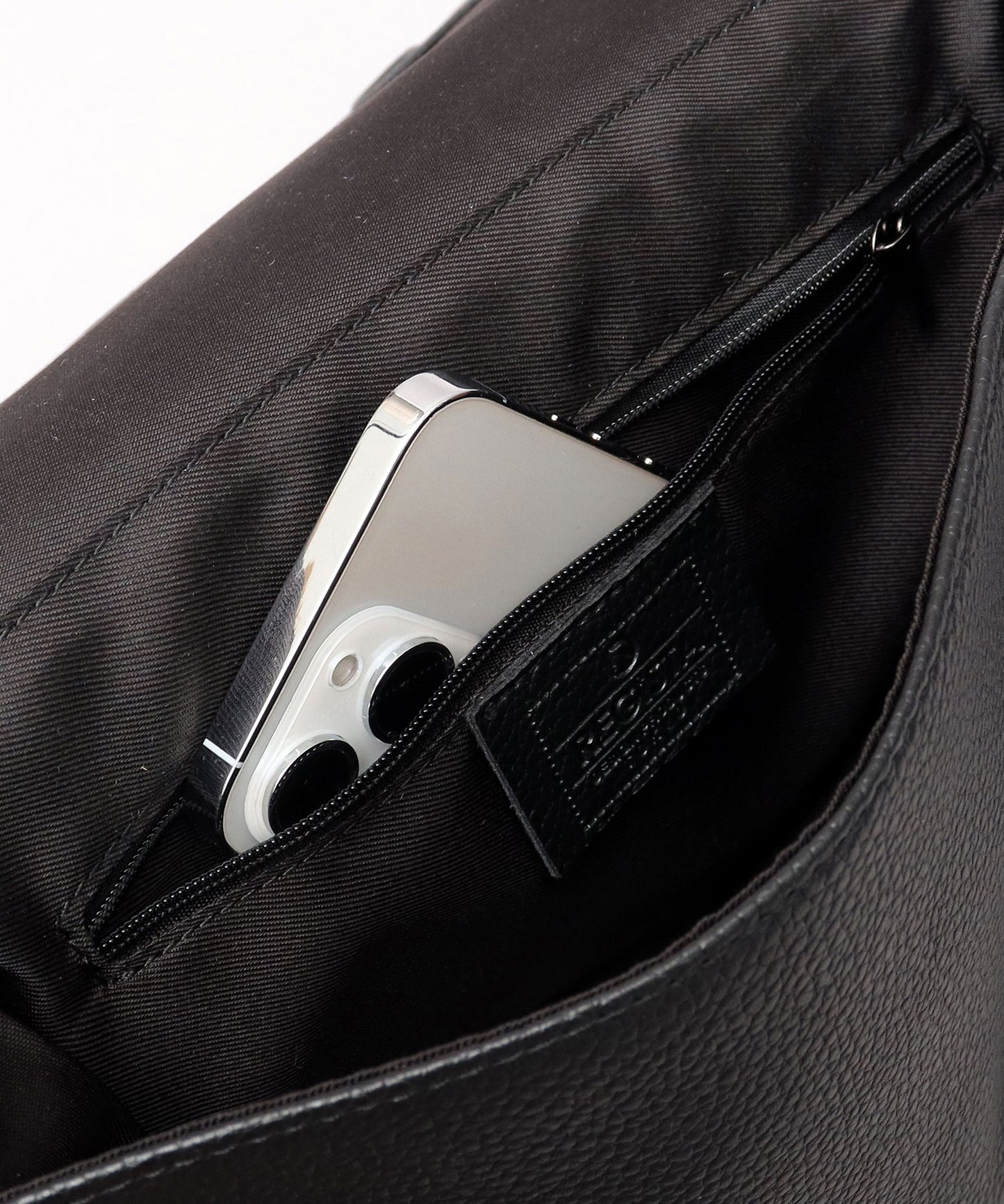 Split Leather Flap Bag
