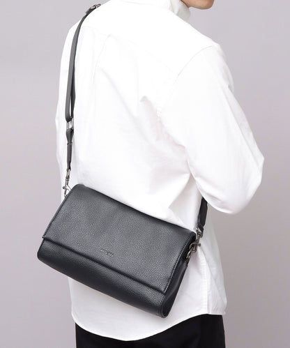 Split Leather Flap Bag