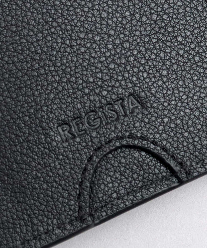 Genuine Leather Compact Snap Wallet