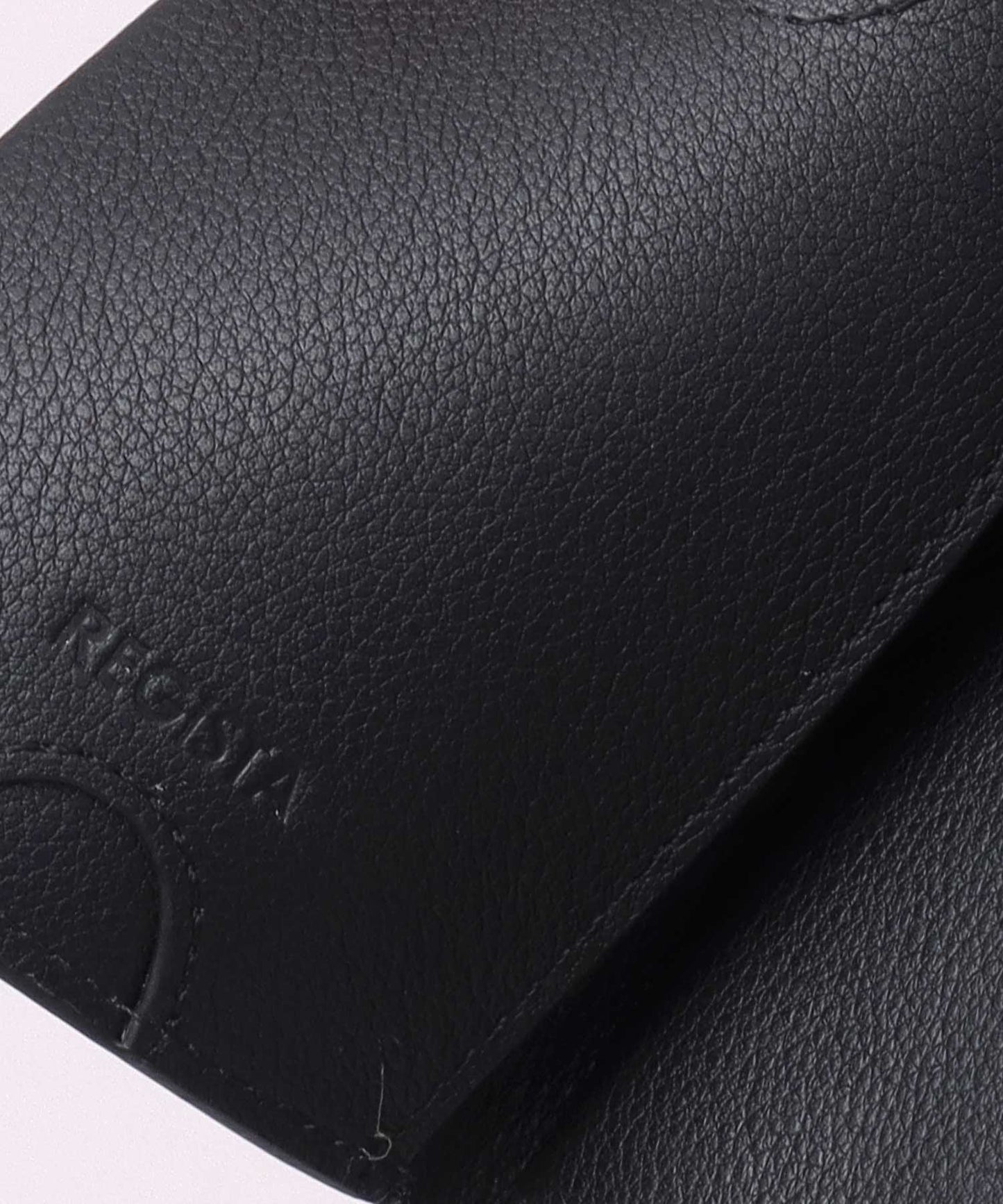 Genuine Leather Compact Snap Wallet