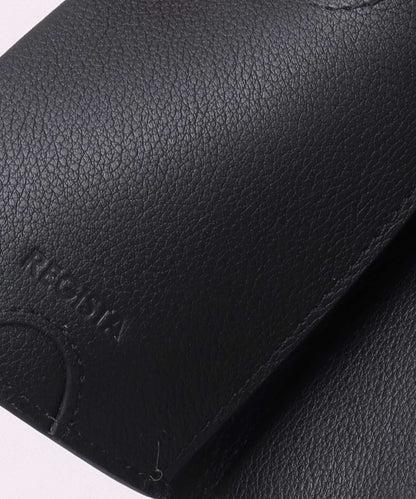 Genuine Leather Compact Snap Wallet