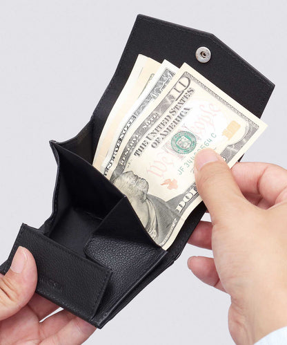 Genuine Leather Micro Wallet