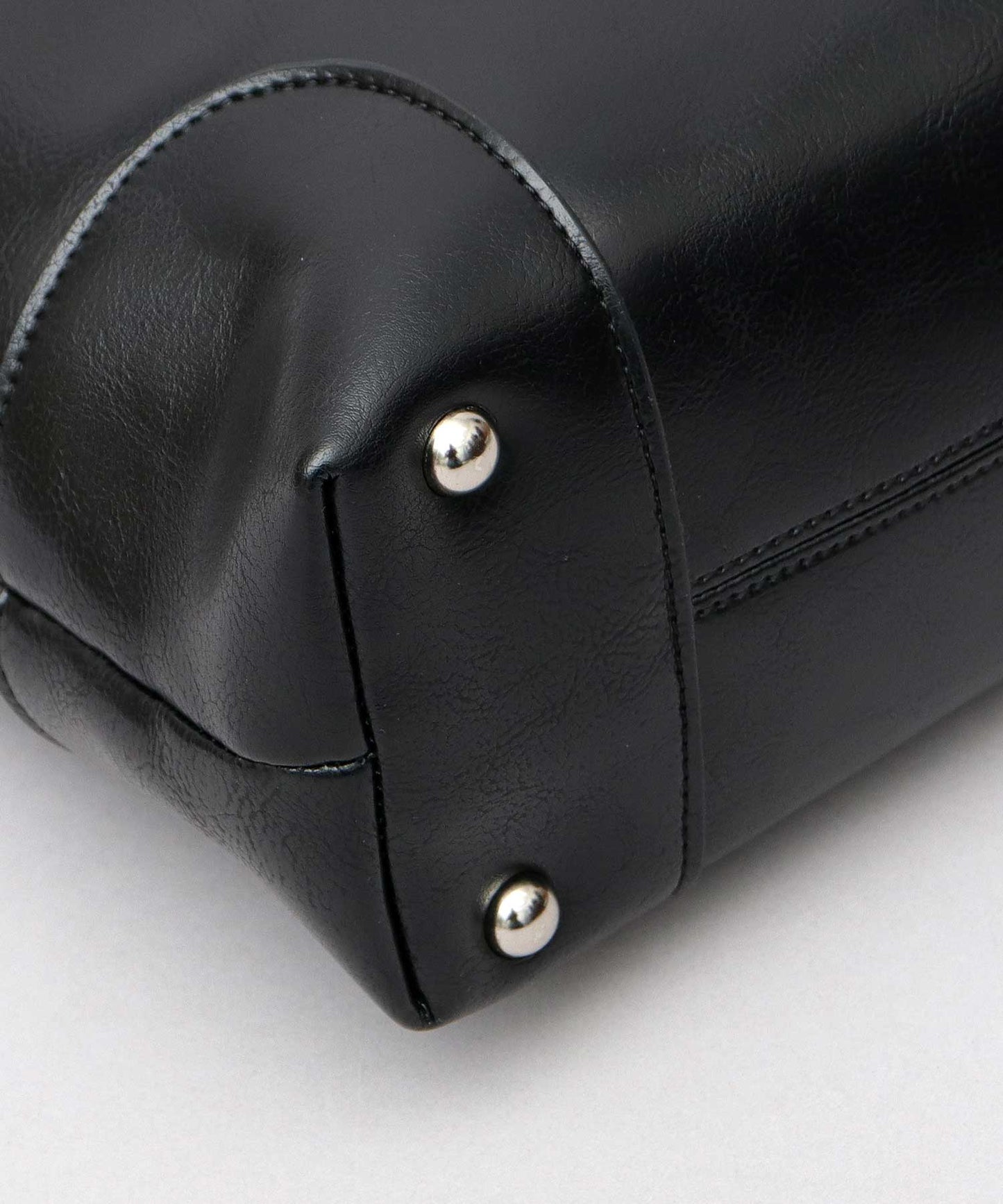 Split Leather Compact Business Tote Bag