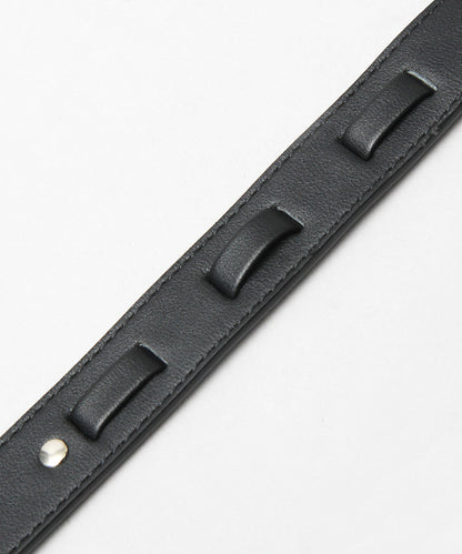 Fake Leather Hook Buckle Belt - Black [Smooth]