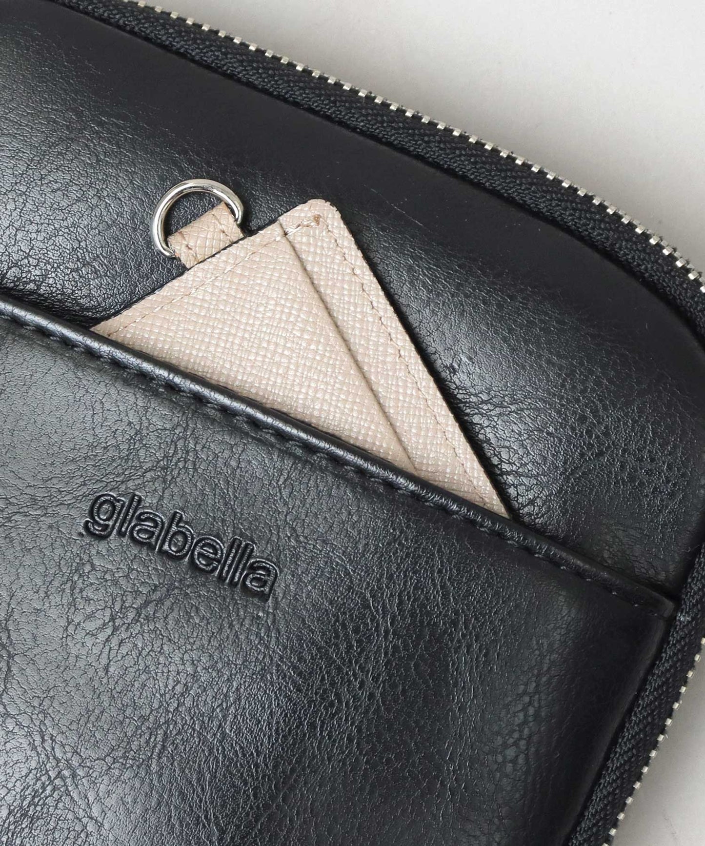 Split Leather Vertical Mini Shoulder Bag