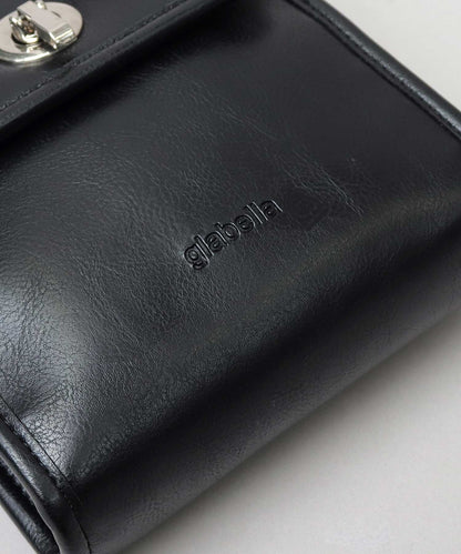 Split Leather Flap Square Mini Shoulder Bag