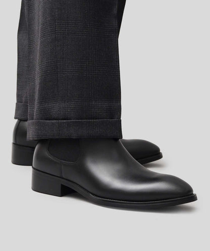 Cow Leather Chelsea Boots