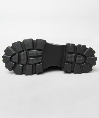 Track Sole Coin Loafer - Croco