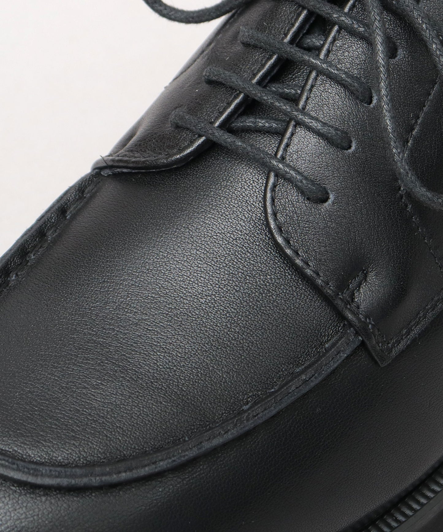 Cow Leather U-Tip Lace Up Shoes