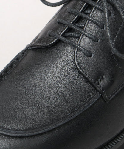 Cow Leather U-Tip Lace Up Shoes