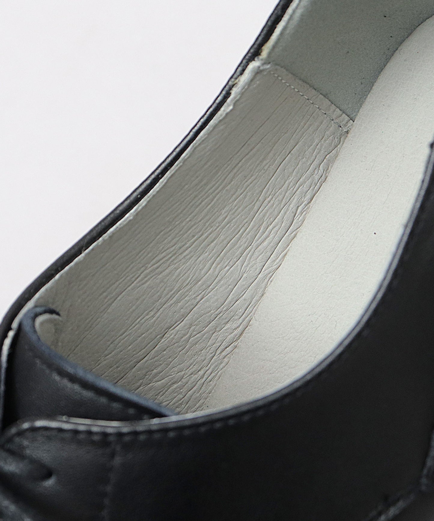 Cow Leather U-Tip Lace Up Shoes